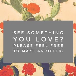 Offers Warmly Welcomed ✨